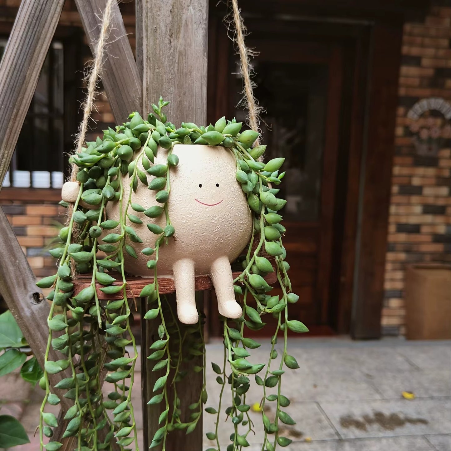Handmade HAPPY Planter
