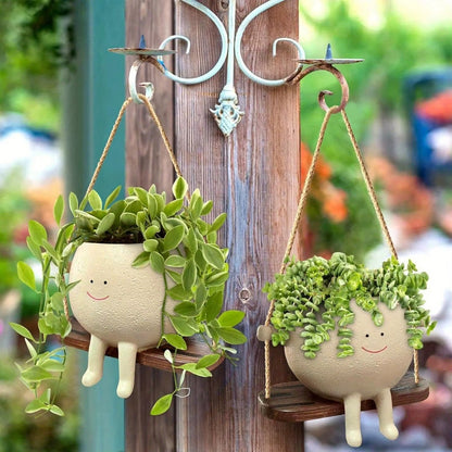 Handmade HAPPY Planter